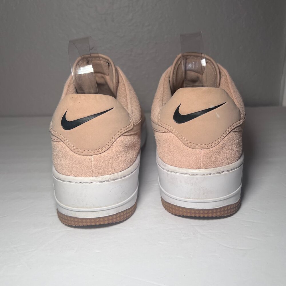 Nike Air Force 1 Sage Low Beige Suede Sneakers AR5339-203 - Picture 8 of 12